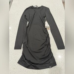 Vuori Charcoal Long Sleeve Dress